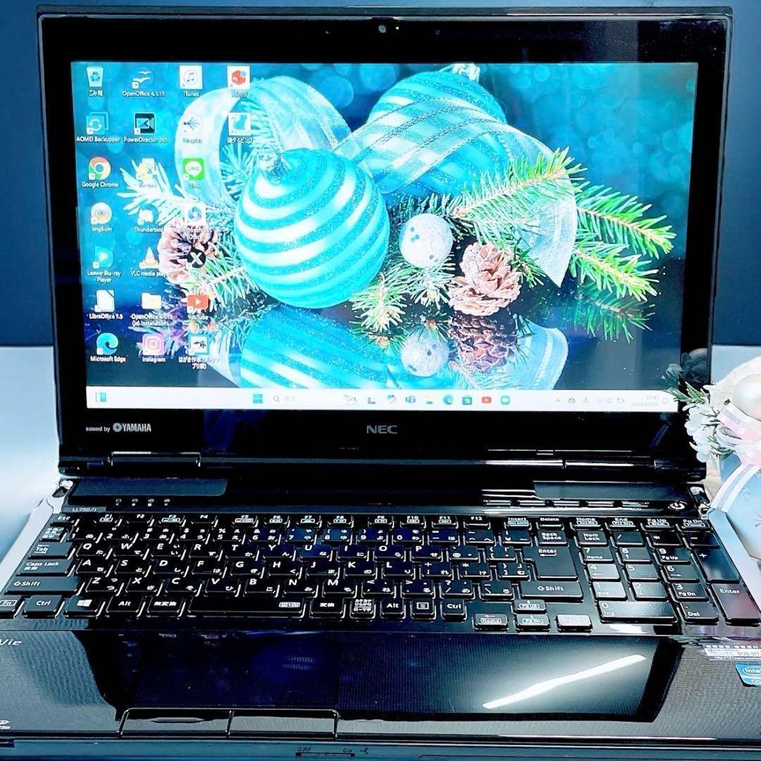 大人気タッチパネル‼️サクサク快適Corei7✨️ブルーレイSSD黒