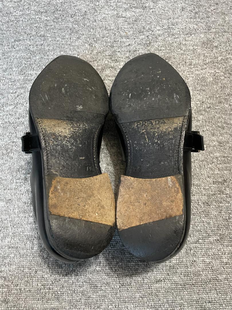 PRADA モンクストラップ　ビジネスシューズ　７１/２（イタリア製）