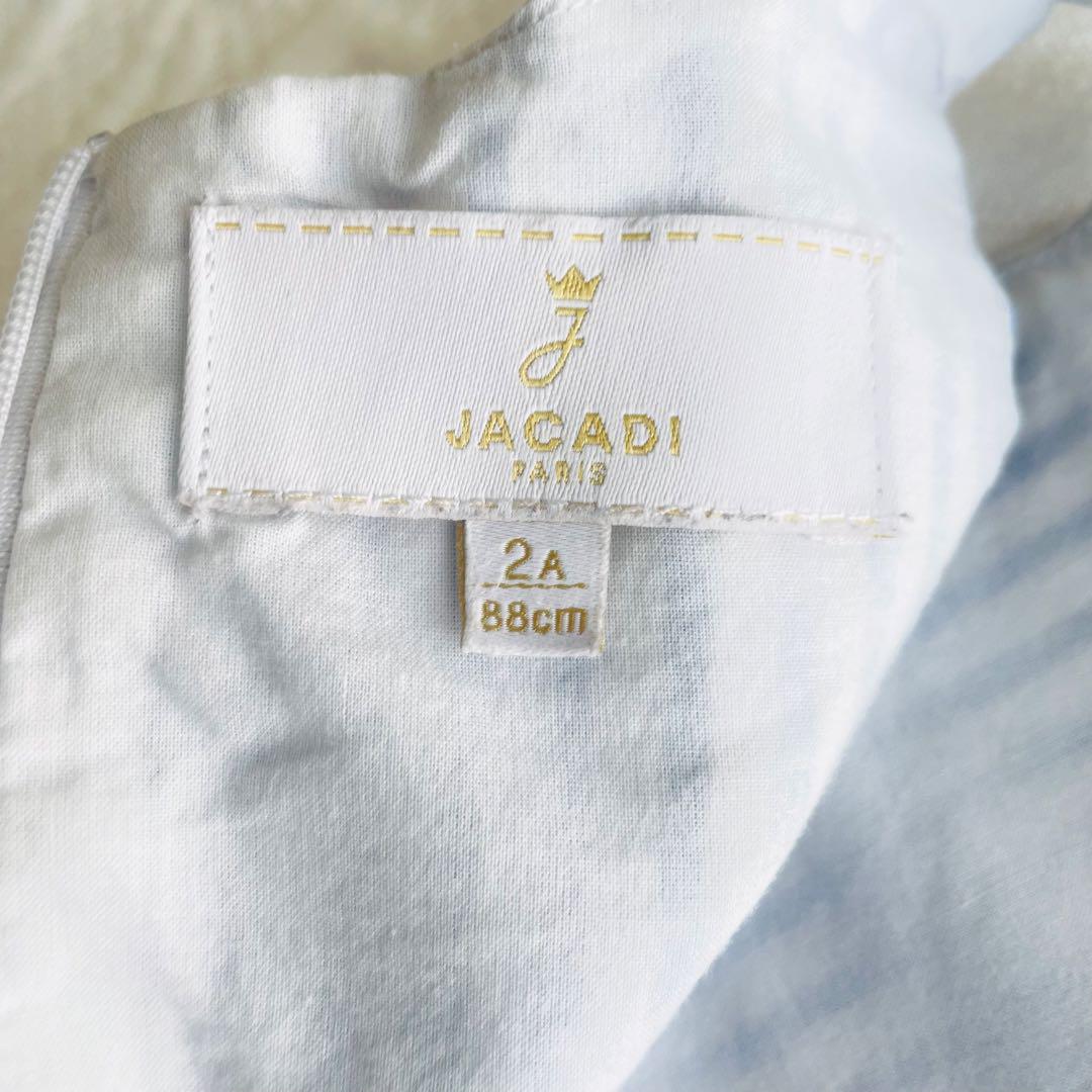 Jacadi ストライプ　ワンピース　2A 88cm