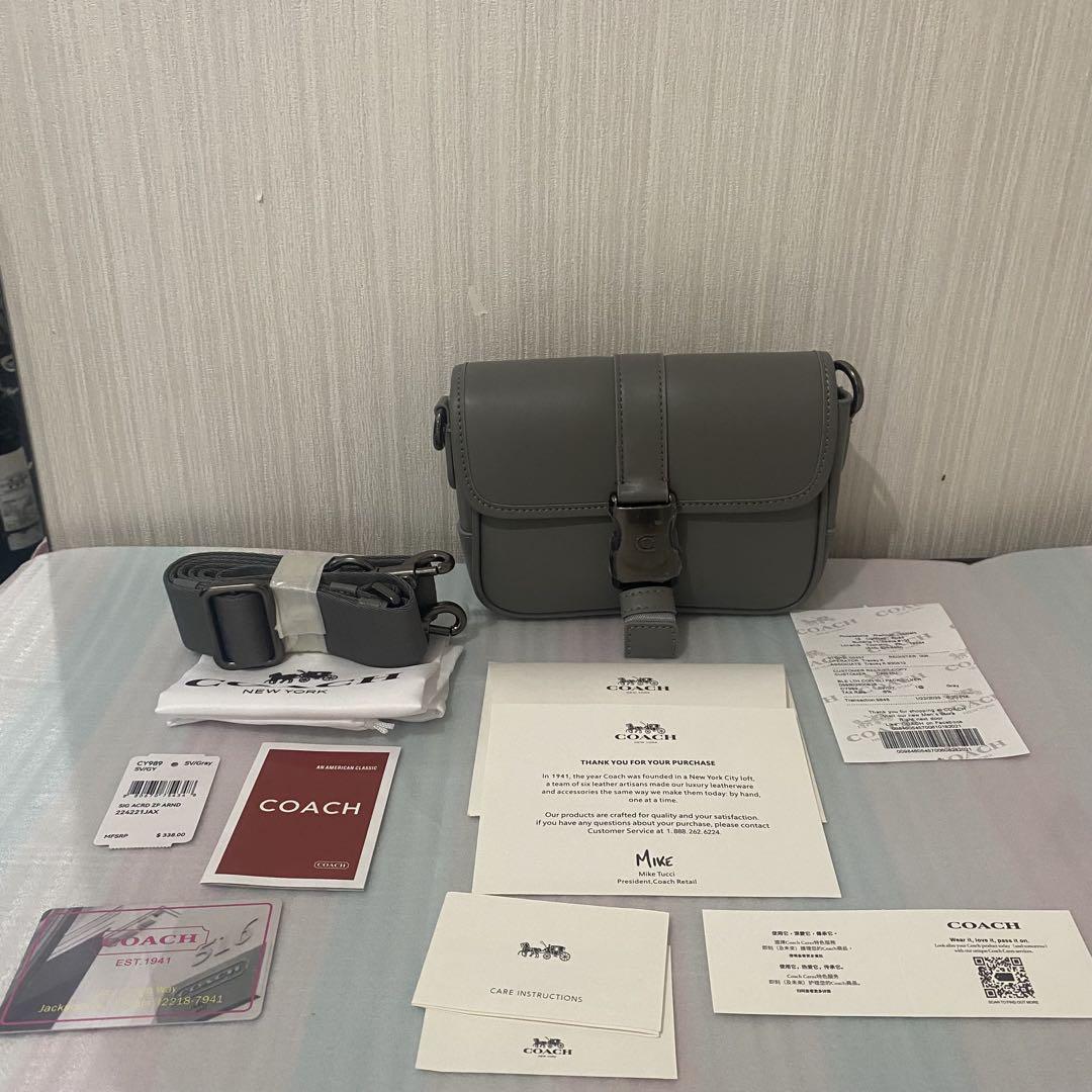 ☆新品☆メンズ COACH リーグ クロスボディ バッグ ショルダーバッグ