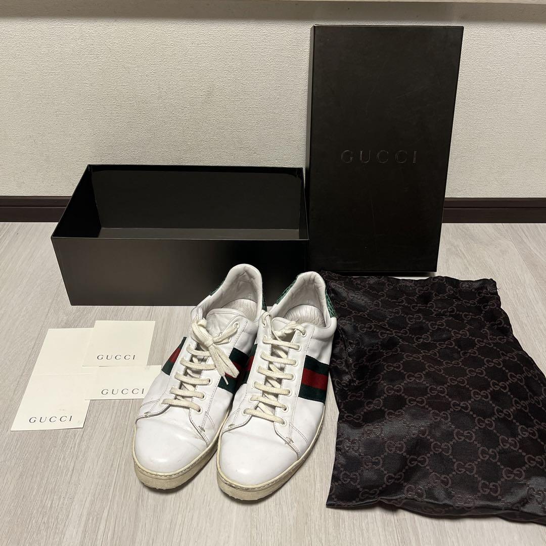 ⭐︎ GUCCI グッチ エースクラシック 27cm 靴