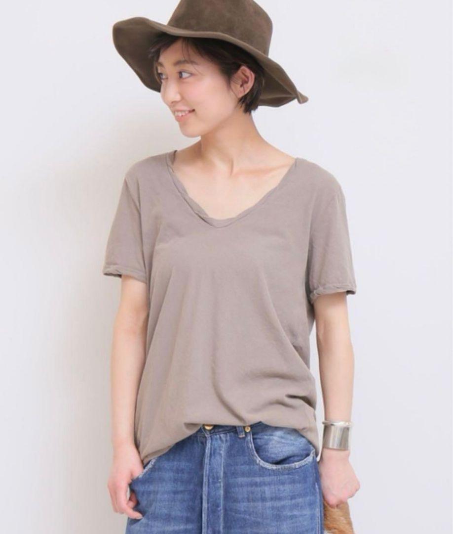Deuxieme Classe Garment Dye Tシャツ ベージュ