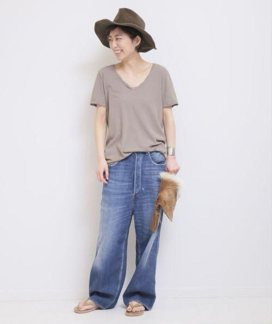 Deuxieme Classe Garment Dye Tシャツ ベージュ