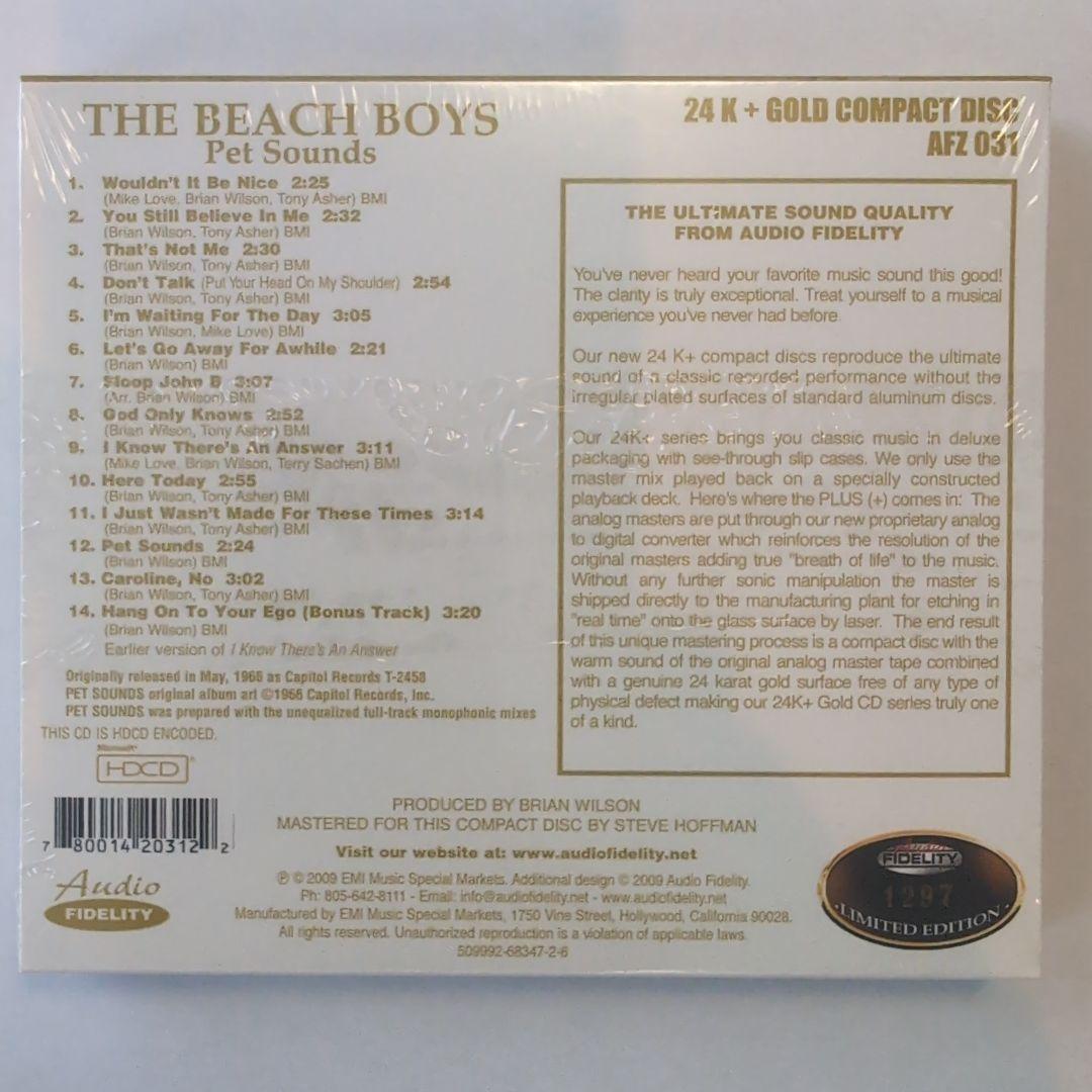 未開封✨ビーチボーイズ　ペットサウンド　24KT GOLD CD The Beach Boys Pet Sounds CD 24KT GOLD JAPAN Audiophile DCC
