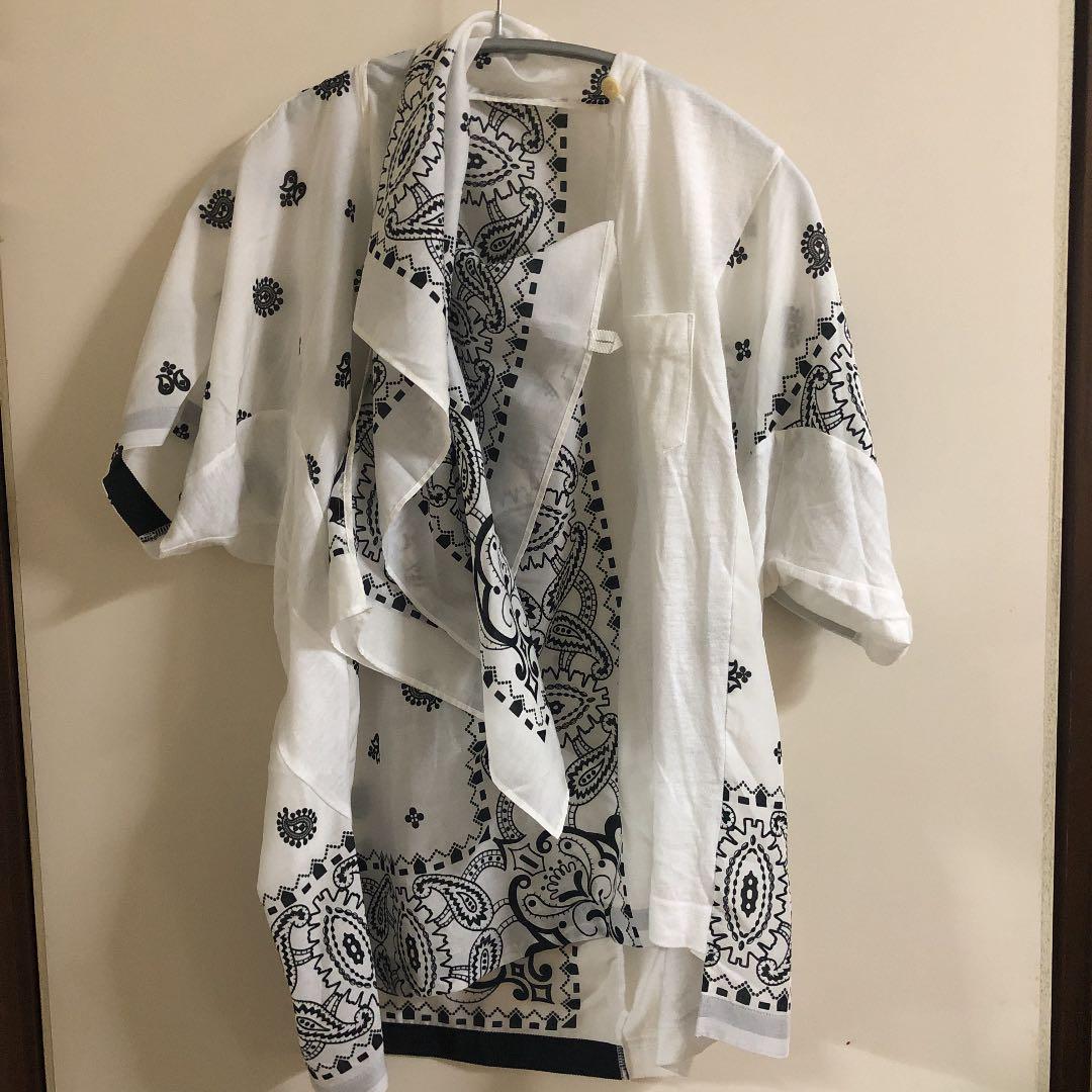 sacai ペイズリー　Tシャツ