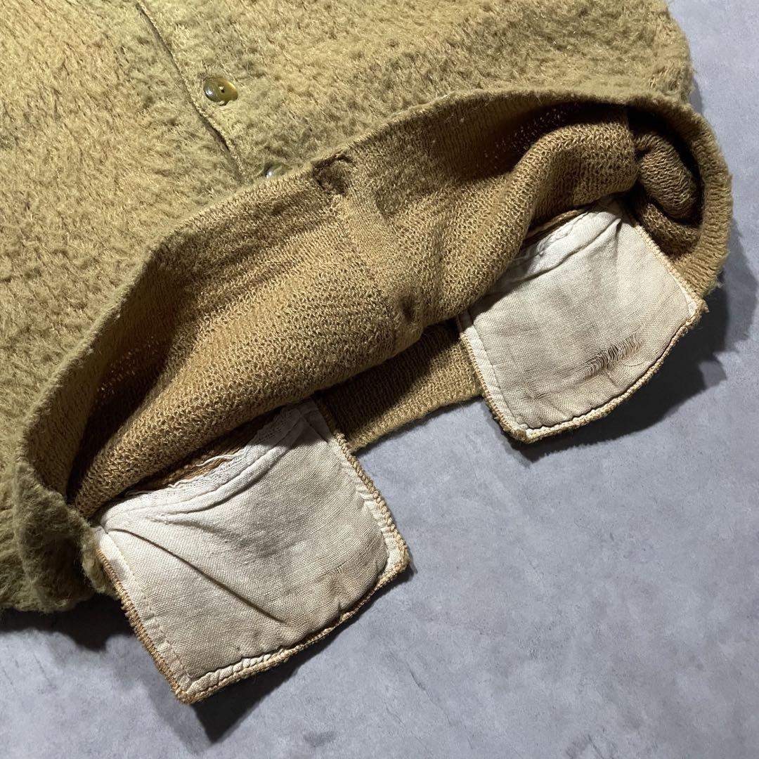 60-70’s vintage mohair cardigan big size