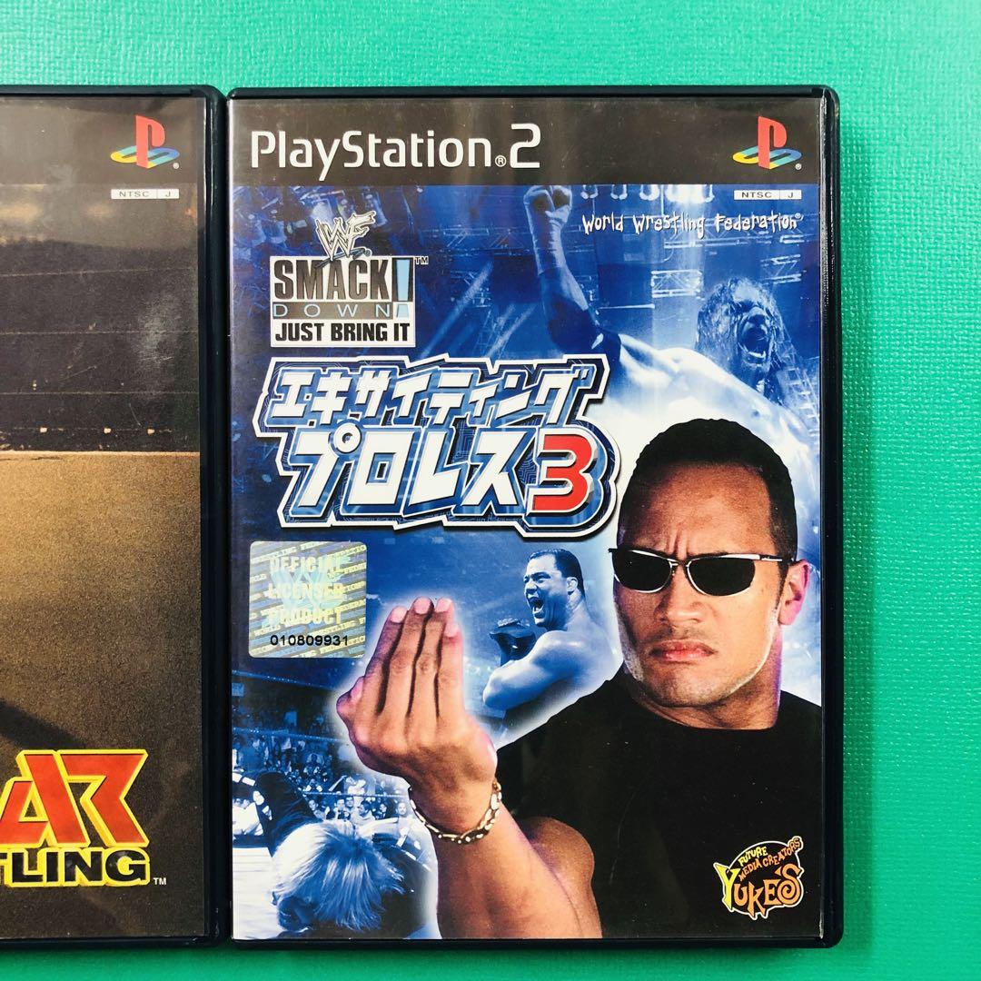 Disc美品 PS2 オールスタープロレスリング エキサイティング