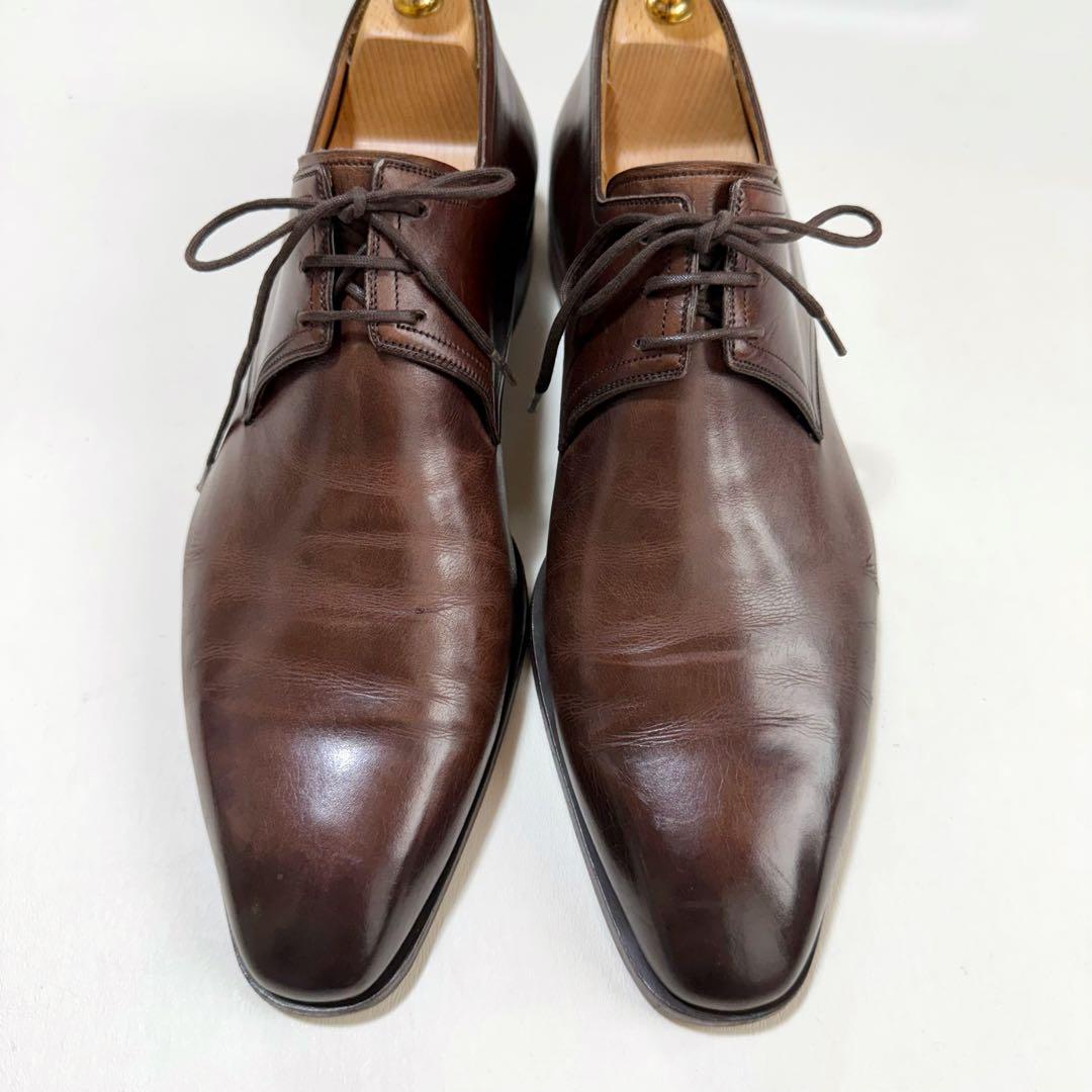 MAGNANNI マグナーニ　プレーントゥ　革靴　外羽根　ブラウン　28cm