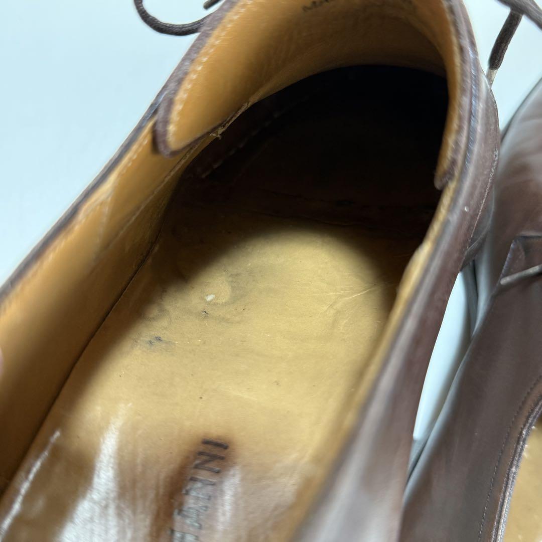 MAGNANNI マグナーニ　プレーントゥ　革靴　外羽根　ブラウン　28cm