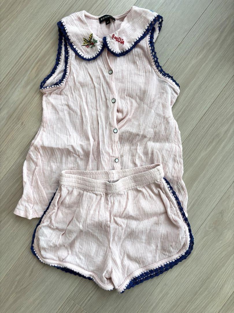 トップス bonjour diary pyjama set + bag 8y