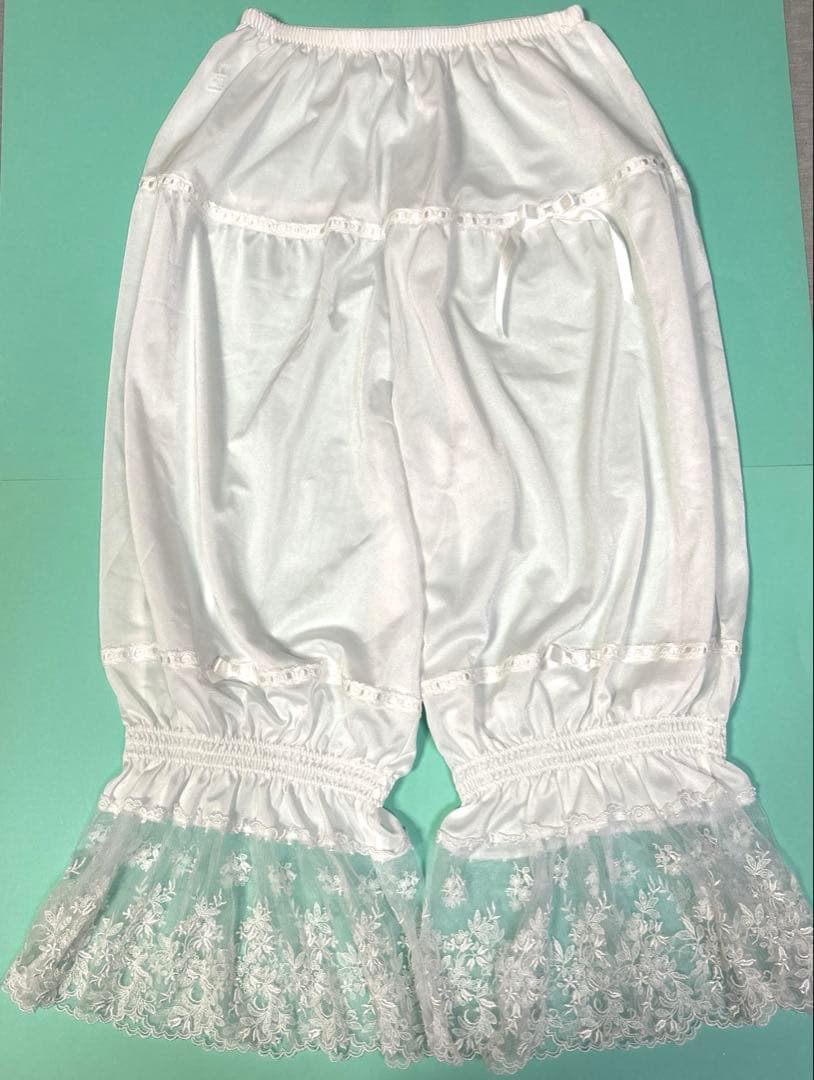 ウェディングインナー　　ドロワーズ　ロングパンツ