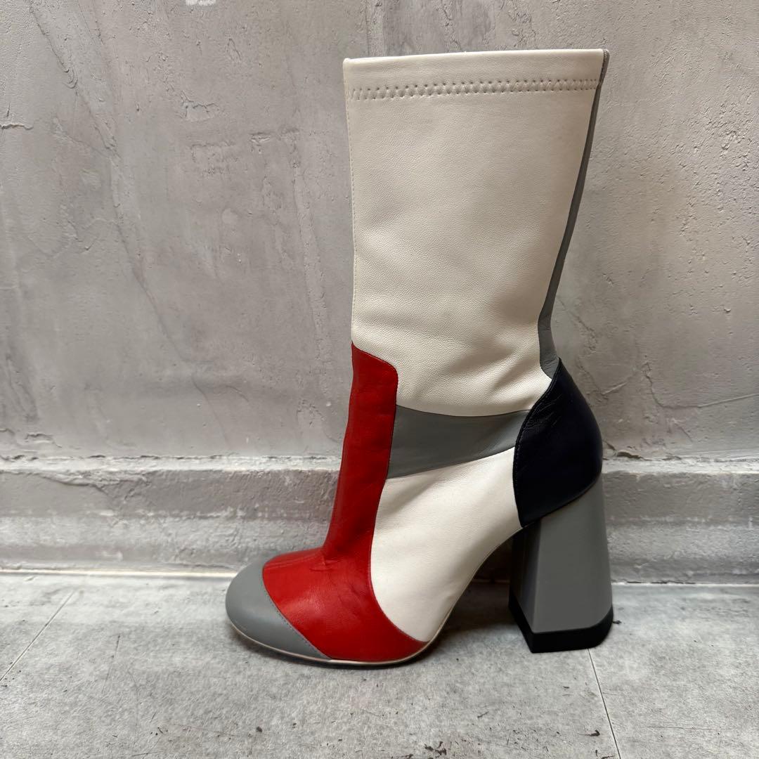 JIL SANDER made in ITALY レザーブーツ　36