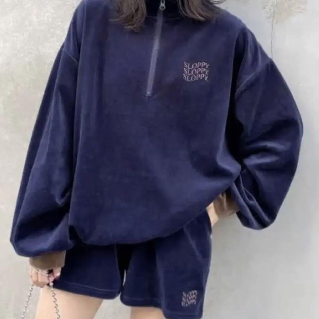 who's who gallery ベロアセットアップ　上下