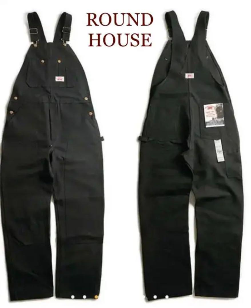 1710円 【SALE/68%OFF】 ROUND HOUSE オーバーオール