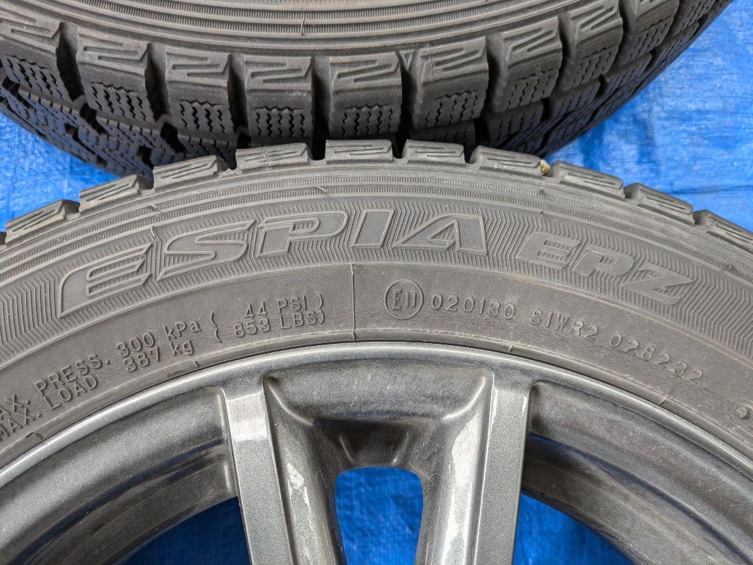 軽自動車用 WEDS 14インチホイール スタッドレスタイヤ①