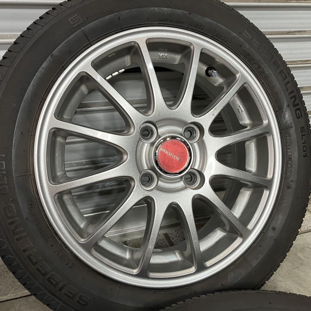 【3443】19年 155/65R14 SL101 エコフォームSE-12