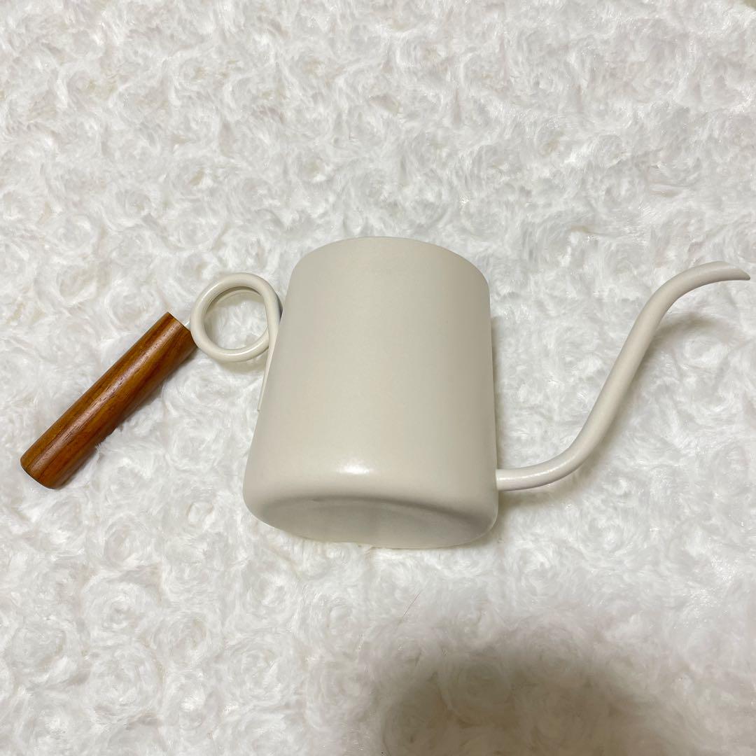 コーヒー ポット ドリップ コーヒー ケトル 220ml ホワイト