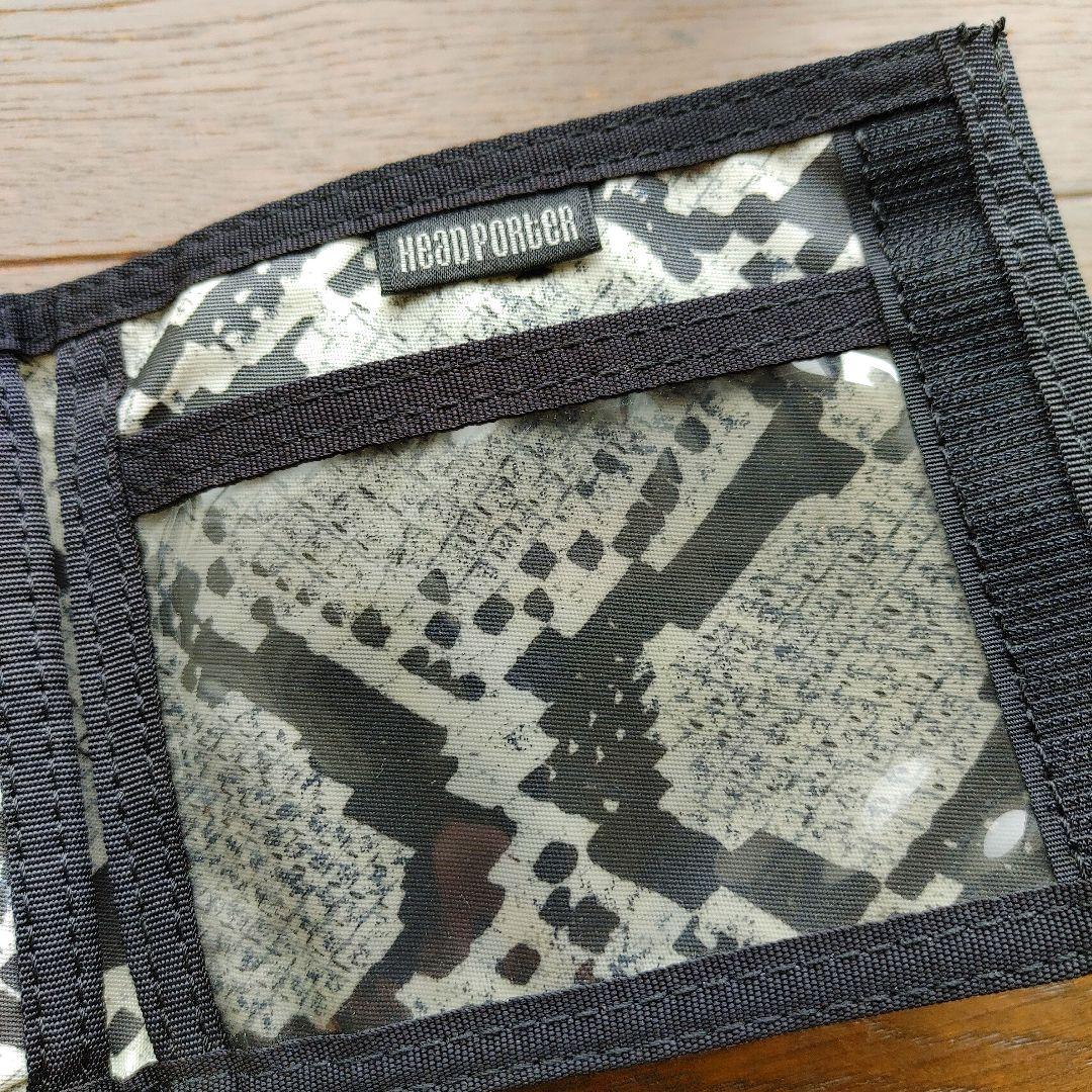 HEAD PORTER ヘッドポーター パイソン柄 二つ折り財布 ポーター