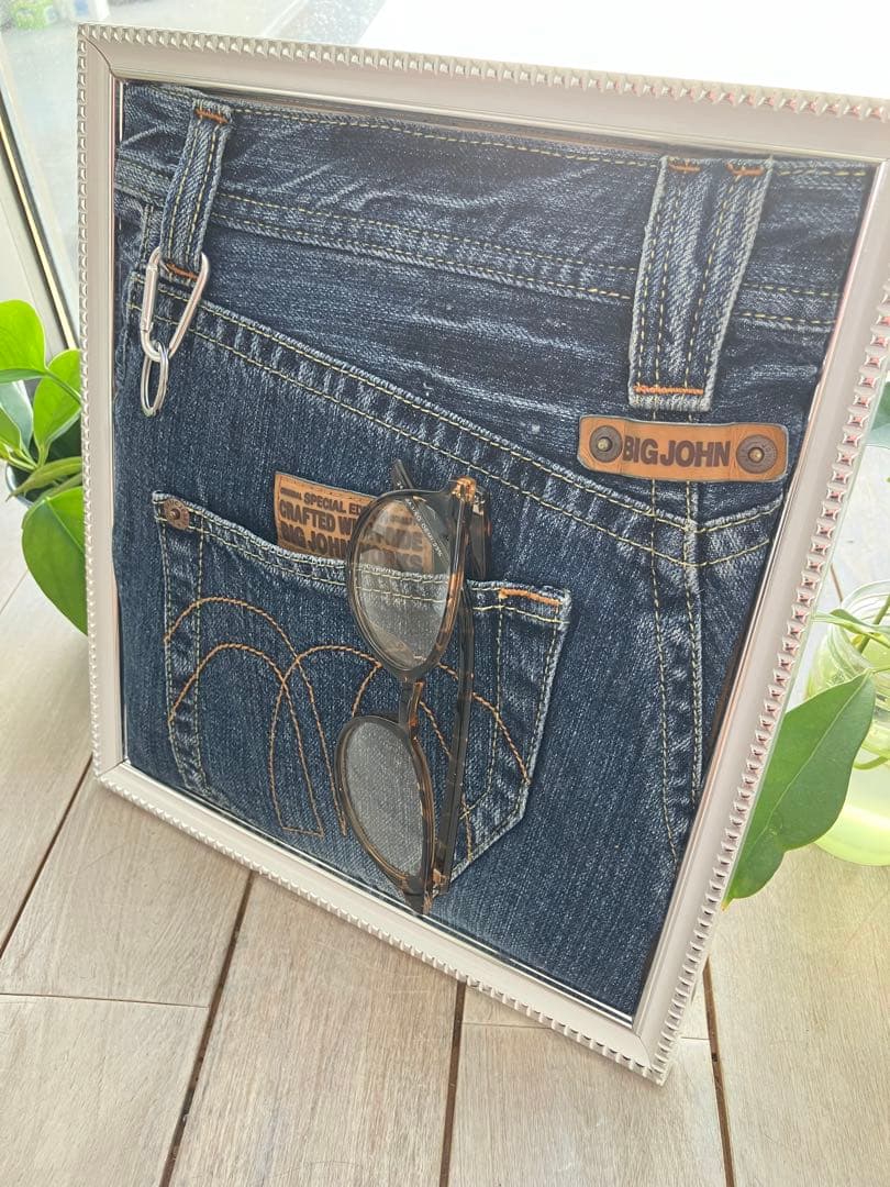 BIG JOHN デニムフレームアート・デニムパネル