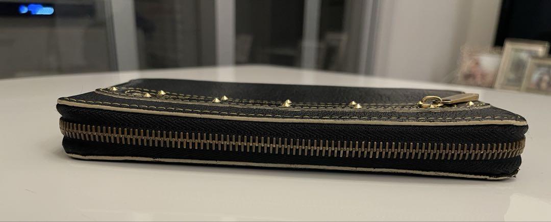 美品 LOUIS VUITTON スハリ ラウンドファスナー 本革 ゴールド金具