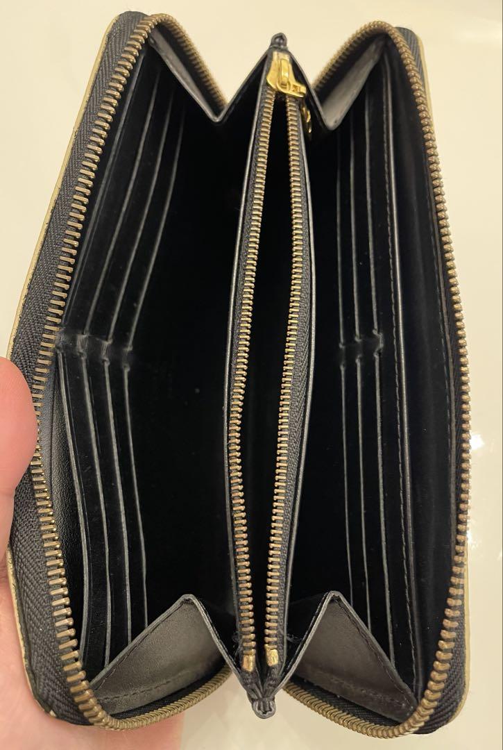 美品 LOUIS VUITTON スハリ ラウンドファスナー 本革 ゴールド金具