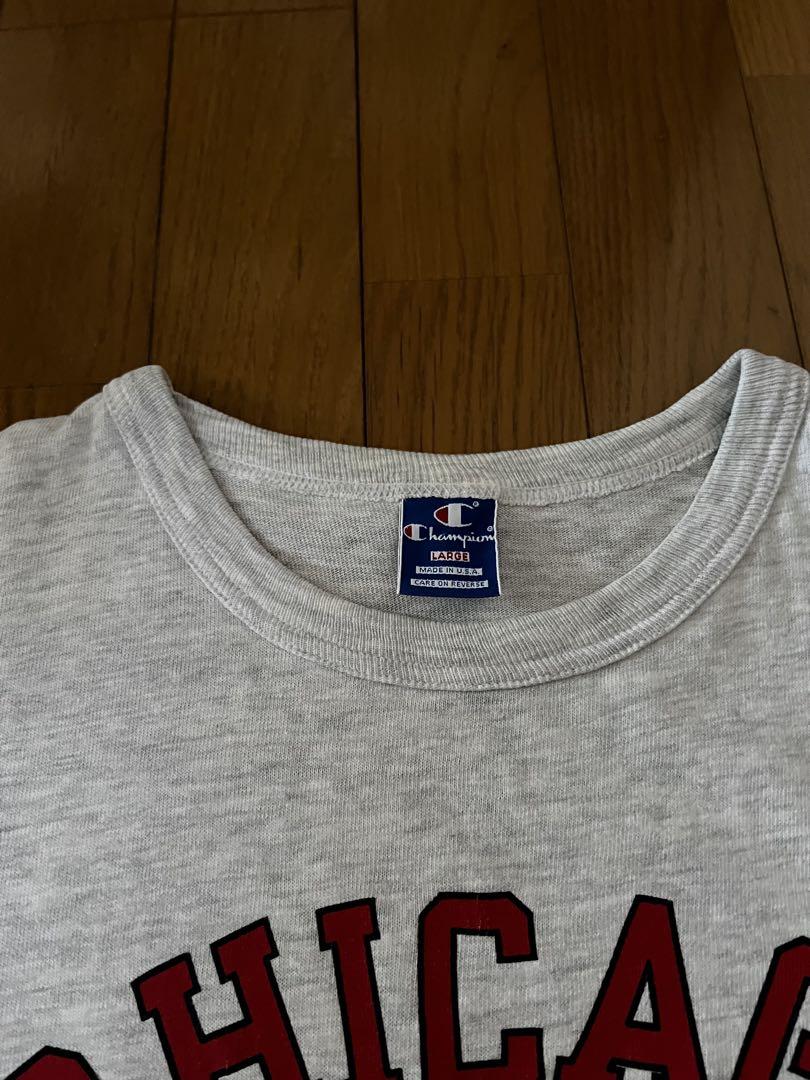 チャンピオン　シカゴプルス　マイケルジョーダン　23 Tシャツ 青刺繍タグ　L