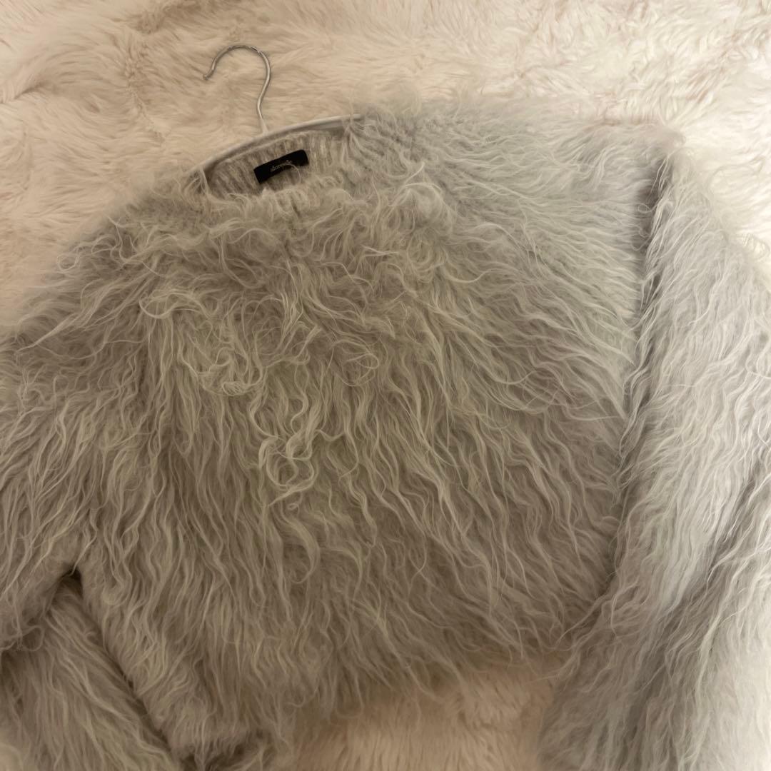 最安価に挑戦！ allureville アルアバイル ミンクファーボトルネックプルオーバーM allureville