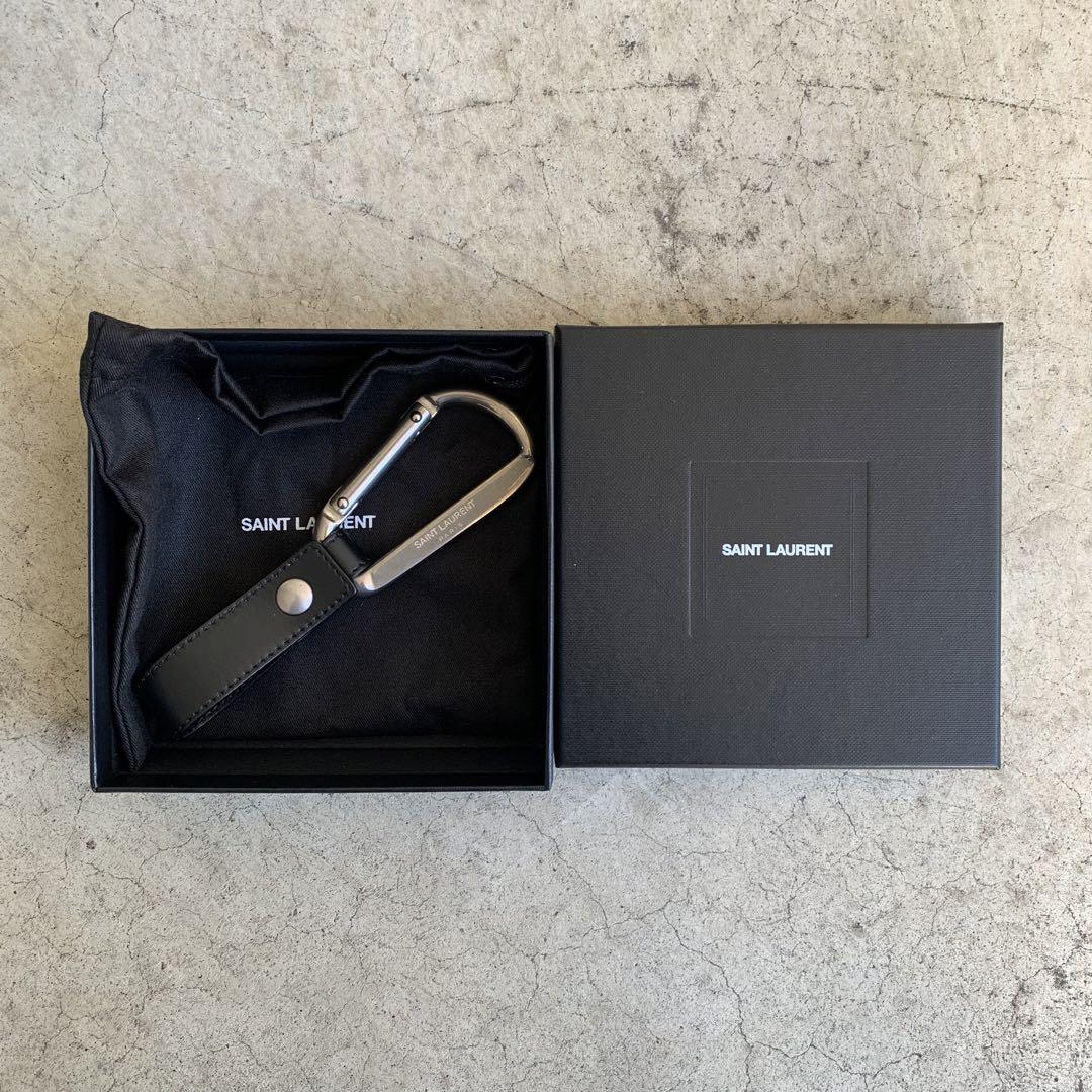 半額満載！スーパーSALE グランドセール！ SAINT LAURENT チャーム キーチェーン キーホルダー PARIS 小物