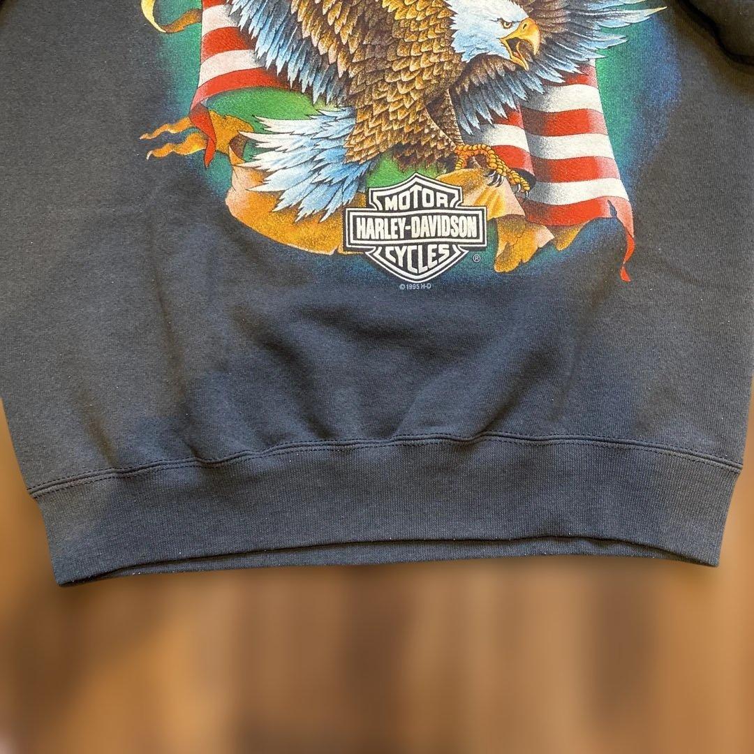 95年 Harley-Davidson スウェット フレイム イーグル