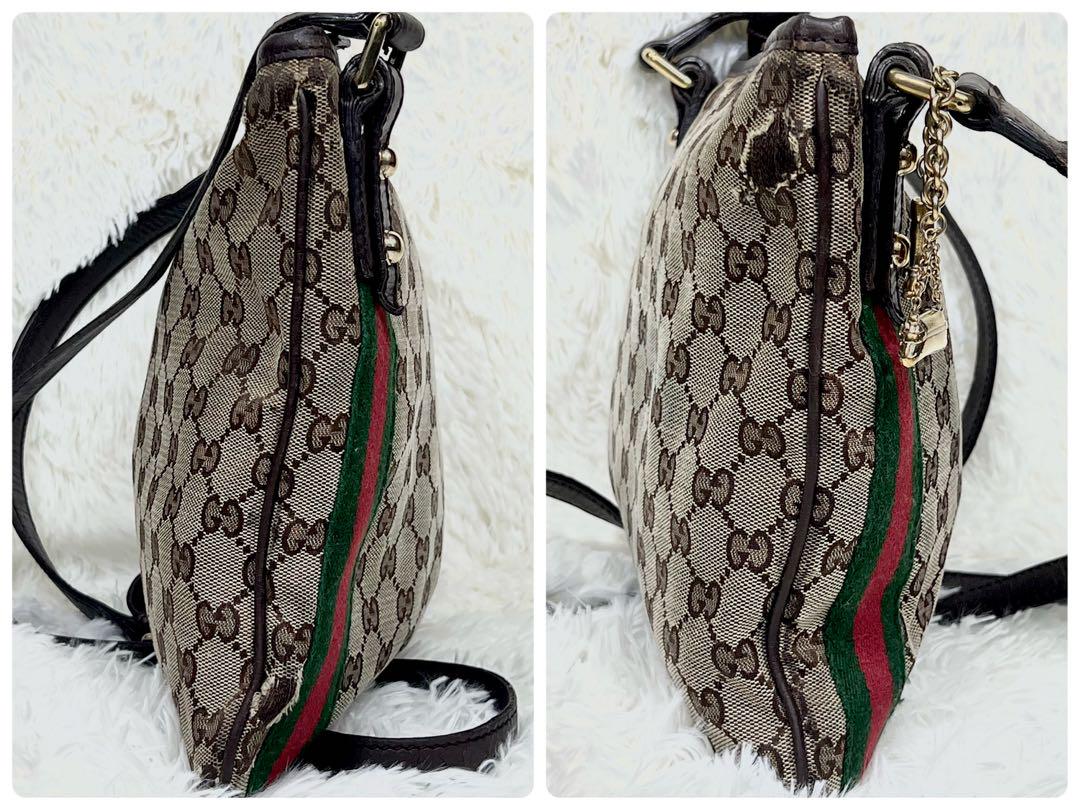 GUCCI グッチ ショルダーバッグ 斜めがけバッグ シェリーライン