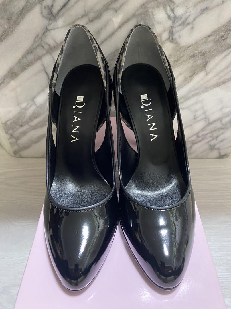DIANA ダイアナ　ハイヒール・パンプス　エナメル　レディース　23.5cm
