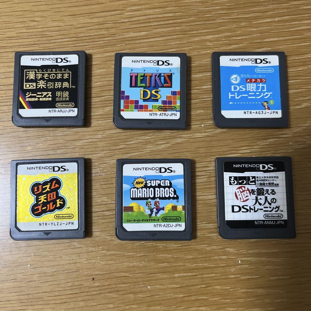 初代Nintendo DS 本体 ❗️青色 ゲームソフト6本付き‼️