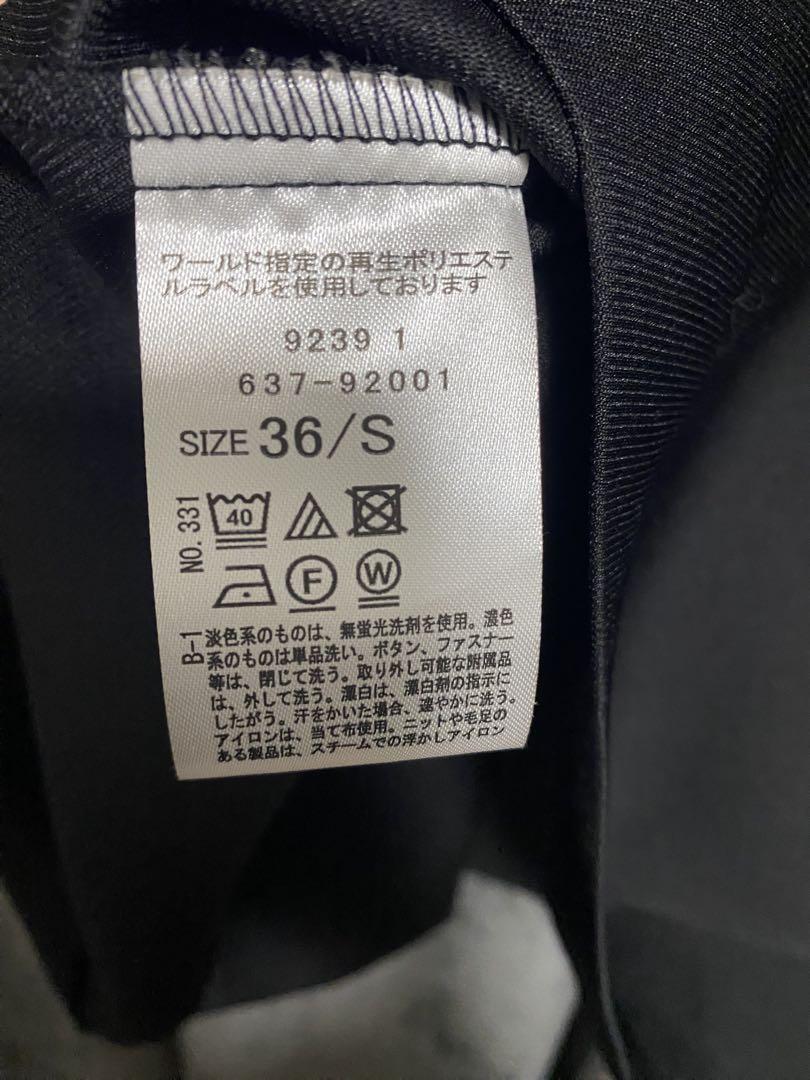 #オペークドットクリップ #ノーカラーフレアスリーブジャケット