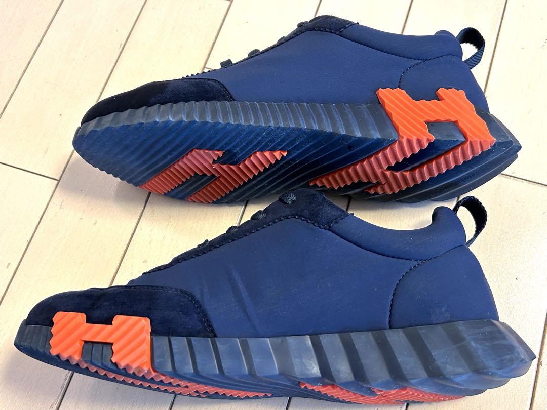 HERMES エルメス バウンシング ローカットスニーカー ネイビー　41