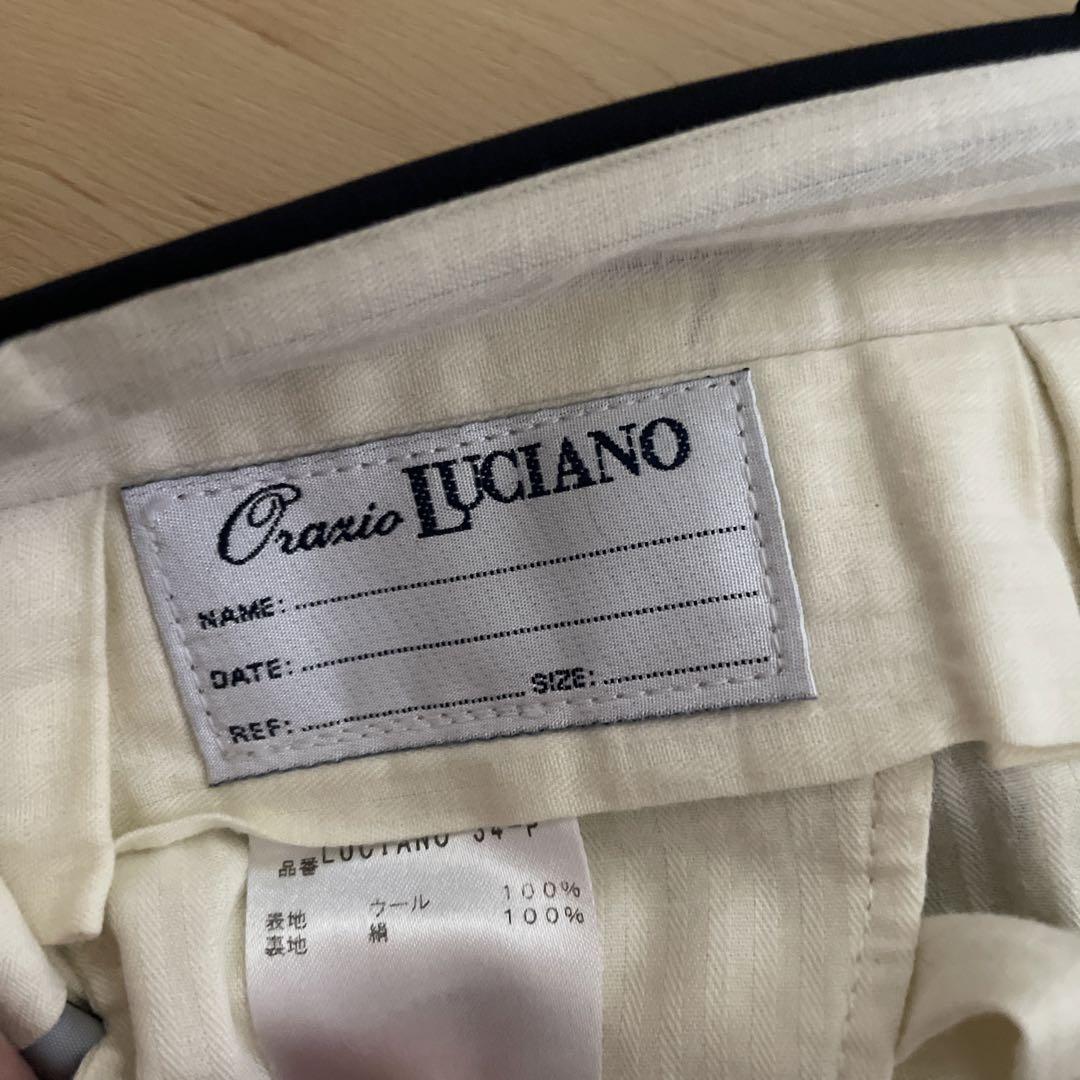 orazio luciano 46 濃紺スーツ ナポリ サルトリア