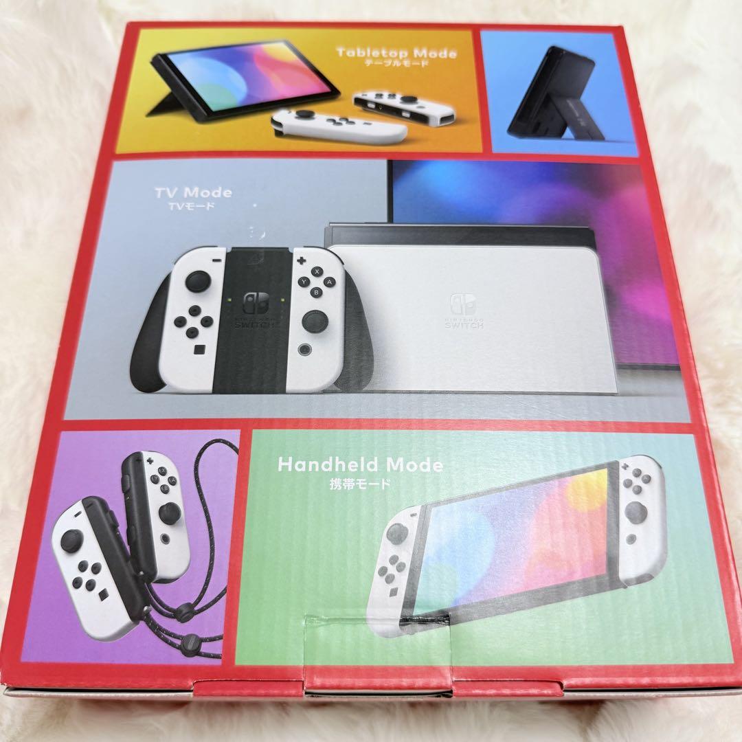 Nintendo Switch 有機elモデル 任天堂スイッチ 新品未使用 白 Nintendo Switch 有機elモデル 任天堂スイッチ 新品未使用 白