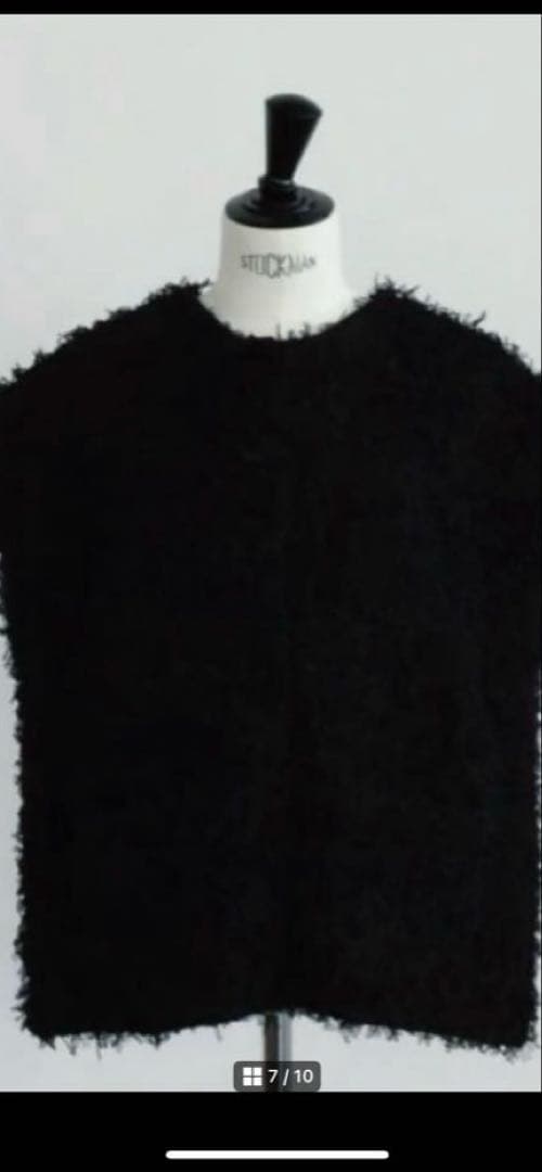 OHGA オーガ MOKE VEST モケベスト ブラック OHGA オーガ MOKE VEST モケベスト ブラック