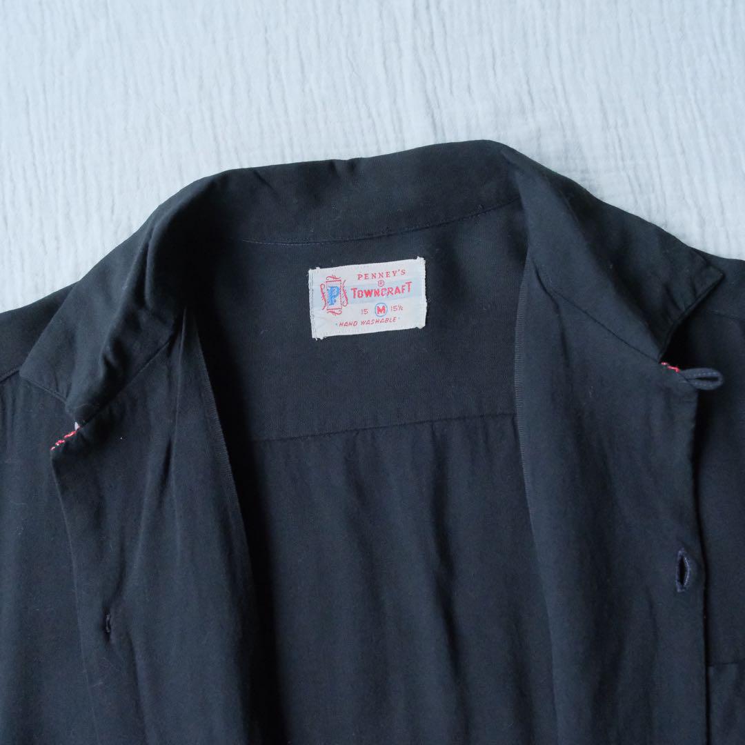 ★Special 50s TOWNCRAFT レーヨン シャツ ブラック