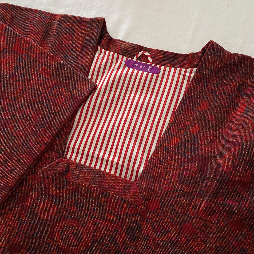 さが美 謹製 超美 正絹 輪奈コート 防寒 着物 和装コート 冬コート さが美 謹製 超美 正絹 輪奈コート 防寒 着物 和装コート 冬コート