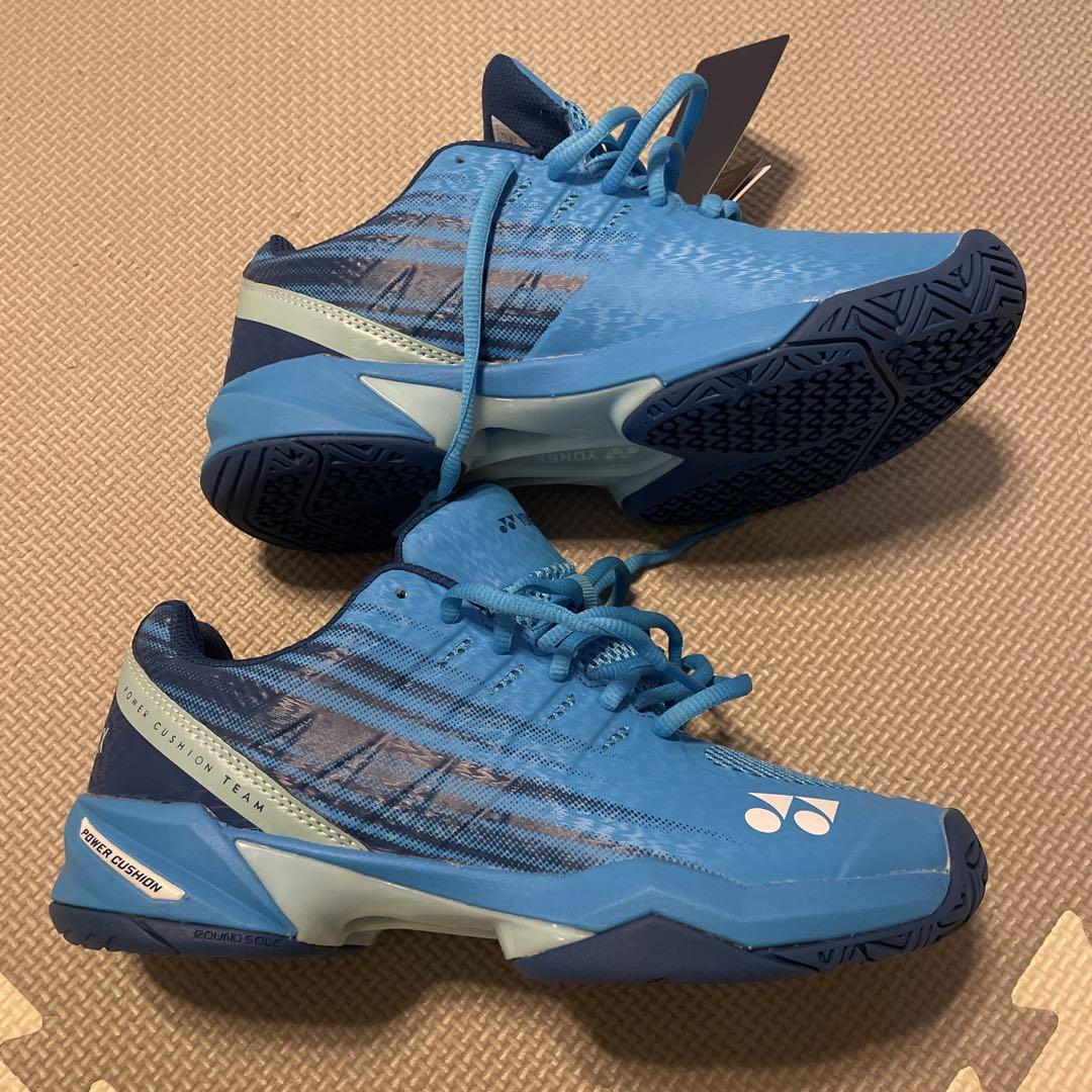 YONEX TIGER 3 バドミントン、テニスシューズ 青　23.5㎝