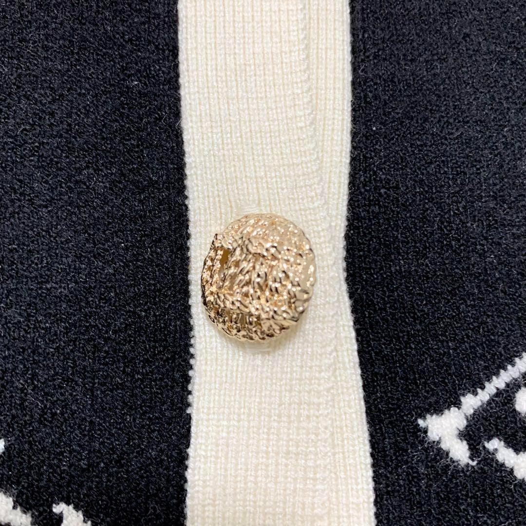 ☆新品未使用☆ eimy istoire ニットカーディガン モノグラム ☆新品未使用☆ eimy istoire ニットカーディガン モノグラム