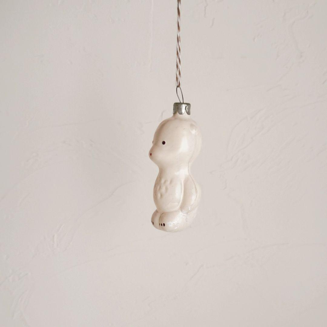 【みっき さま】* vintage ornament ❀ * 白クマちゃん