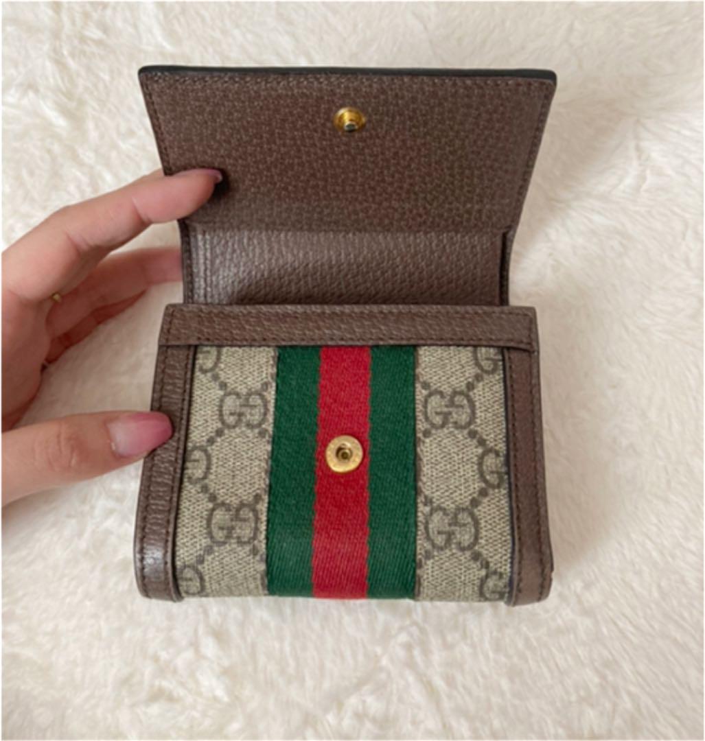 人気SALEセール テダ様専用✩.*˚GUCCI 三つ折財布 lkM89-m74055054818 数量限定