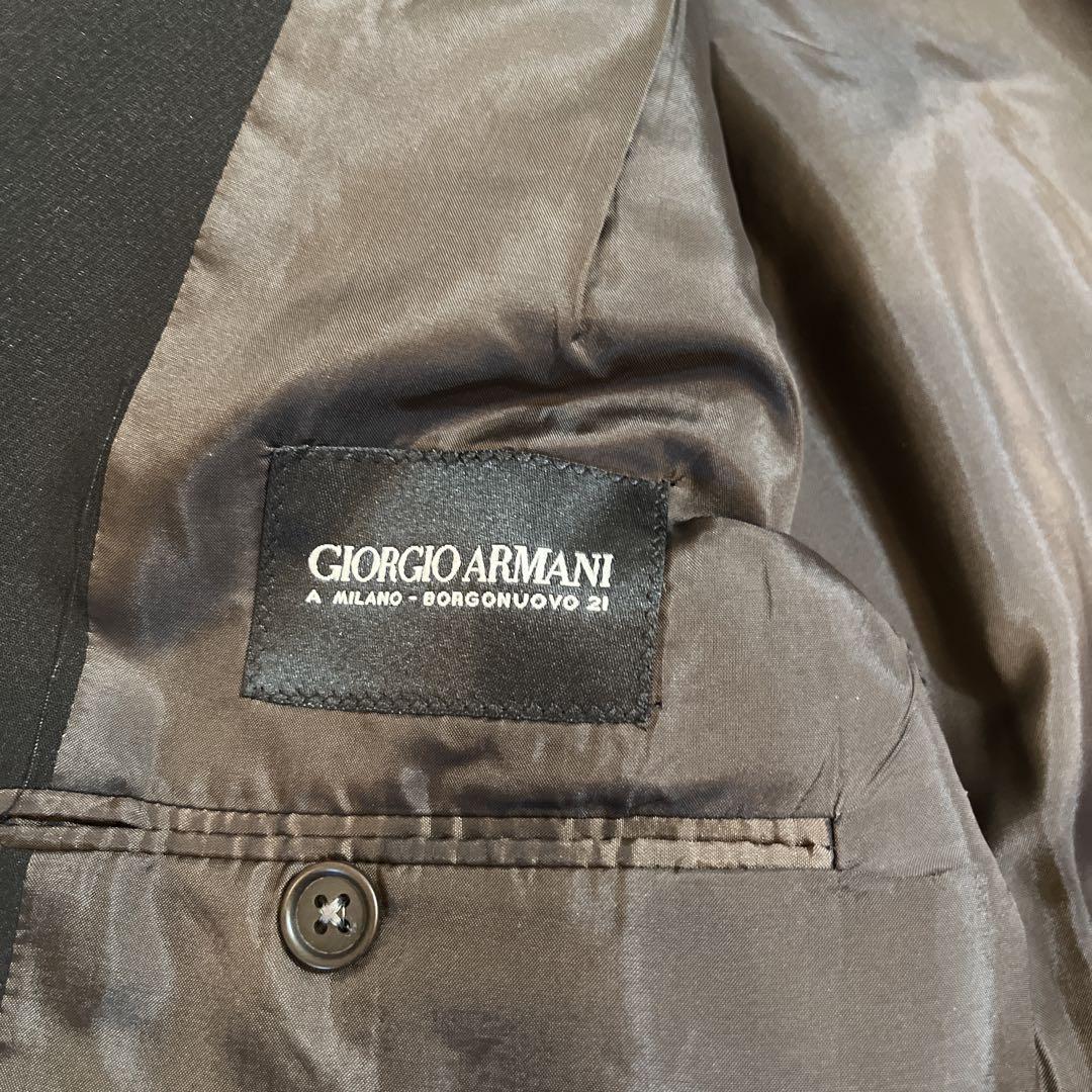 美品 ジョルジオ アルマーニ スーツ セットアップ　黒　50 XL