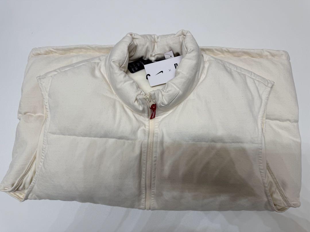 Lサイズ！Supreme Nike Puffer Vest Natural