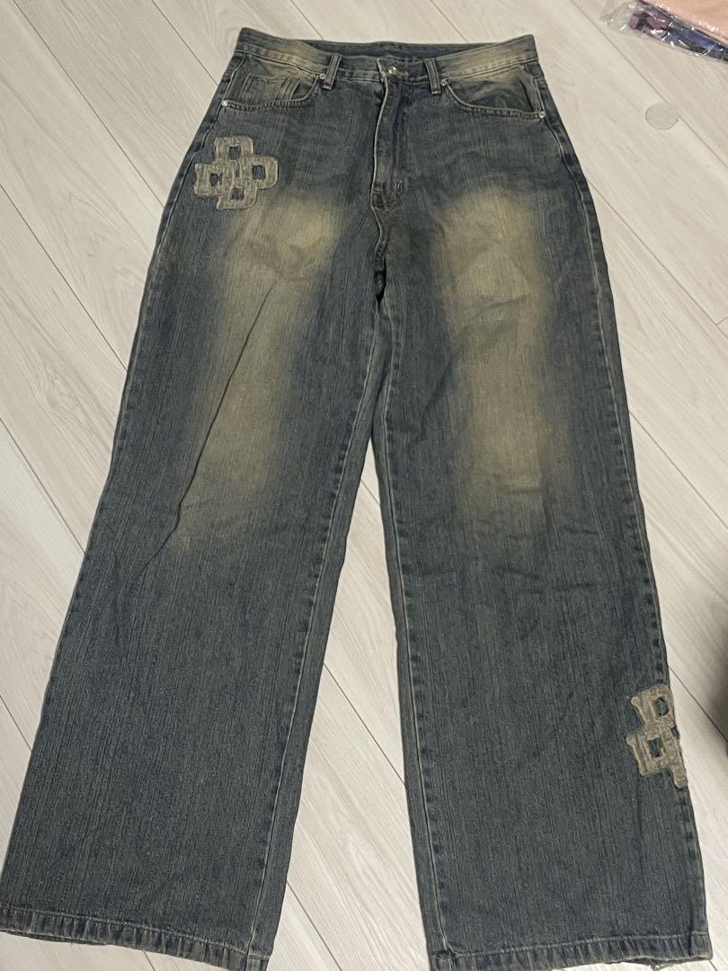 DNSR ワイドデニムパンツ M