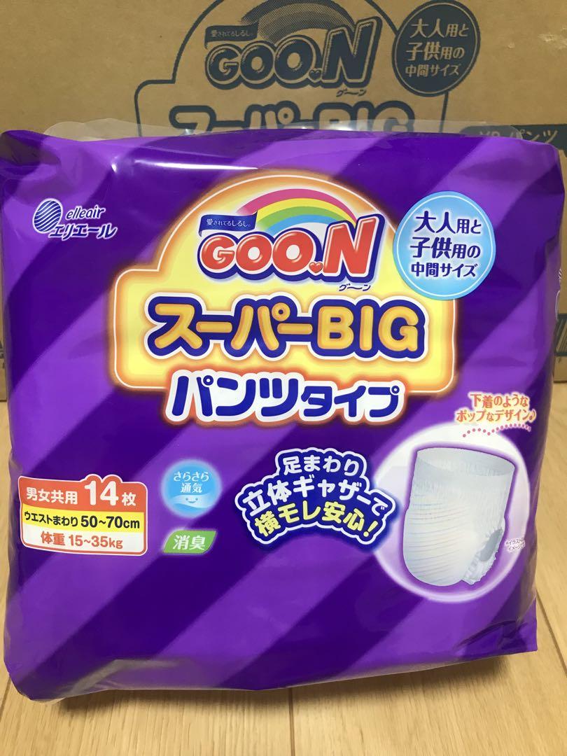 GOO.N スーパーBIG グーン パンツ　スーパービッグ　14枚入り6パック