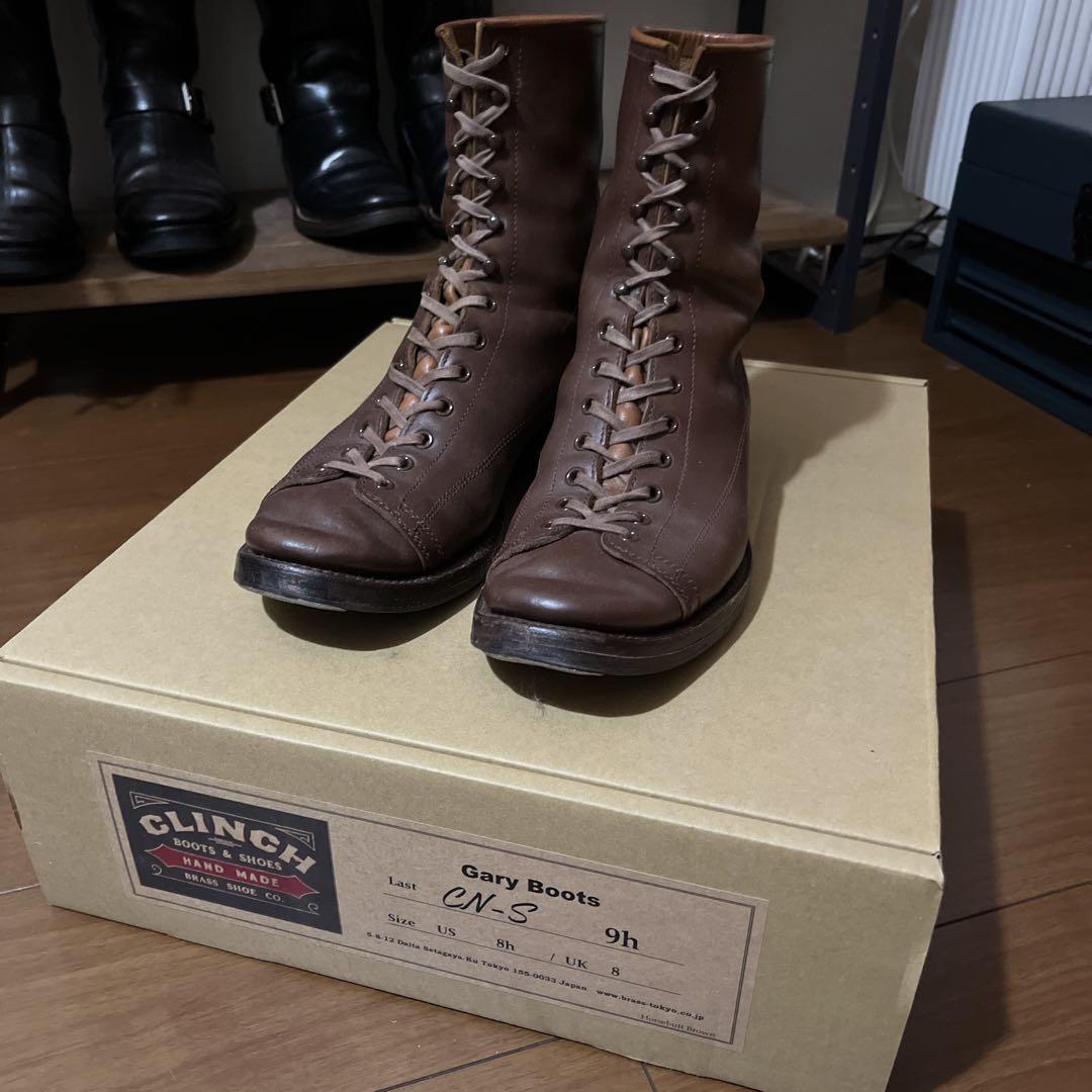 CLINCHクリンチ ゲイリーブーツ Garyboots CN-S9.5 箱付き