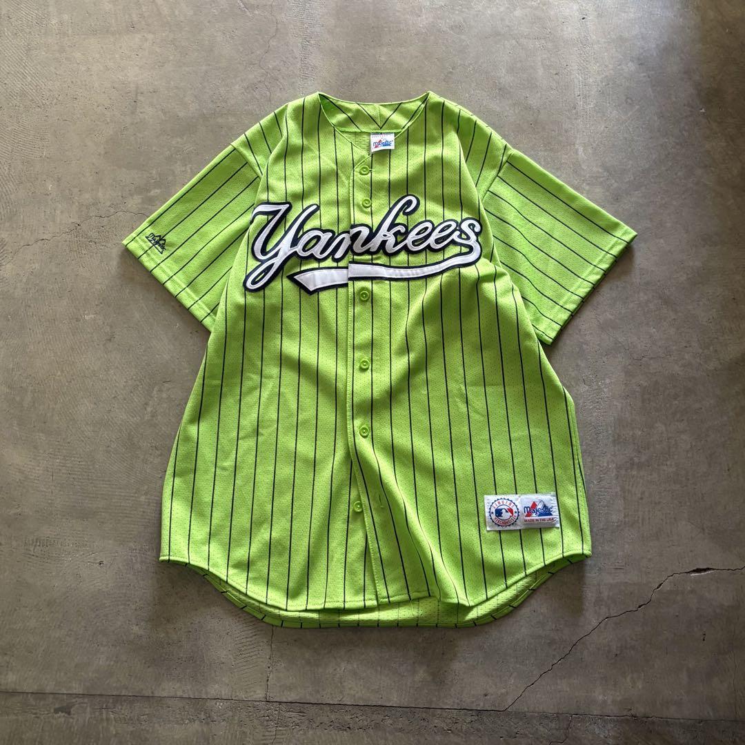 90s Majestic ベースボールシャツ “NY Yankees” - メルカリ