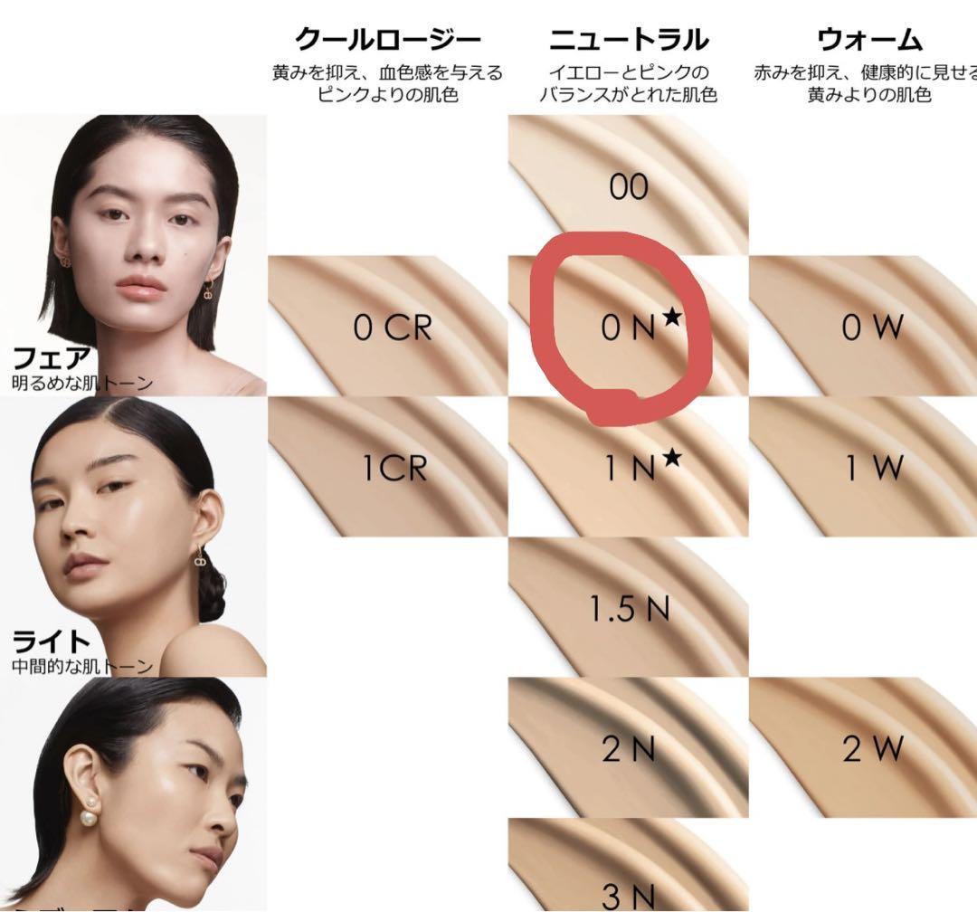 Dior Forever リキッドファンデーション　マット　30ml 0N